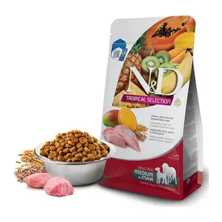 Tropical Selection Tavuklu ve Tropikal Meyveli Orta ve Büyük Irk Yetişkin Köpek Maması 10 Kg