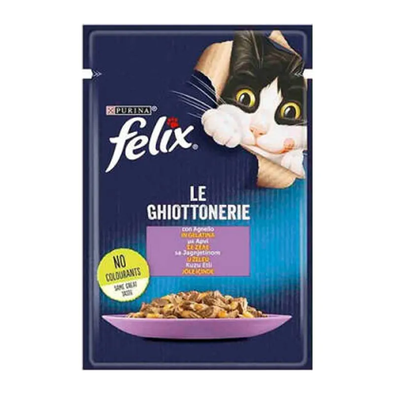 Pouch Kuzu Etli Yetişkin Kedi Konservesi 12 Adet 85 Gr