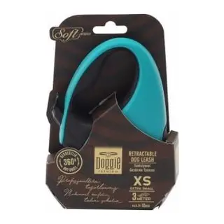Otomatik Köpek Tasması Soft Seri XS Turkuaz