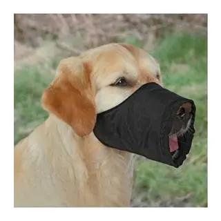 Köpek Ağızlığı Siyah 20 Cm S-M