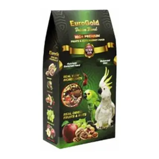 Deluxe Blend Fruits Nuts Meyveli ve Kuruyemişli Papağan Yemi 650 Gr