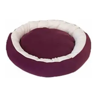 Simit Kedi ve Küçük Irk Köpek Yatağı Mor Beyaz