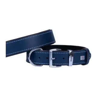 Konfor Deri Köpek Boyun Tasması Royalblue 3,5x47 55 Cm