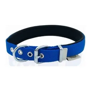 Konfor Dokuma Köpek Boyun Tasması Royalblue 2x30 35 Cm