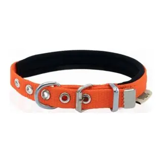 Konfor Dokuma Köpek Boyun Tasması Turuncu 1,5x20 25 Cm