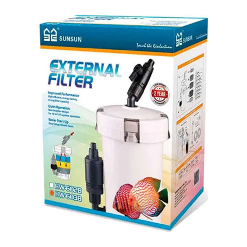 Akvaryum Dış Filtre 400 lt/h 6w