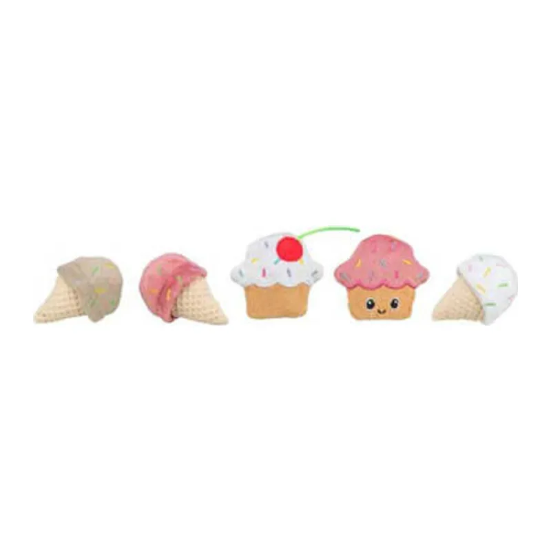 Kedi Otlu Dondurma Peluş Kedi Oyuncağı 7 Cm