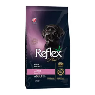 High Energy Yüksek Aktiviteli Dana Etli Yetişkin Köpek Maması 3 Kg