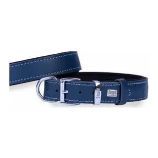 Konfor Deri Köpek Boyun Tasması Royalblue 2,5x37 45 Cm