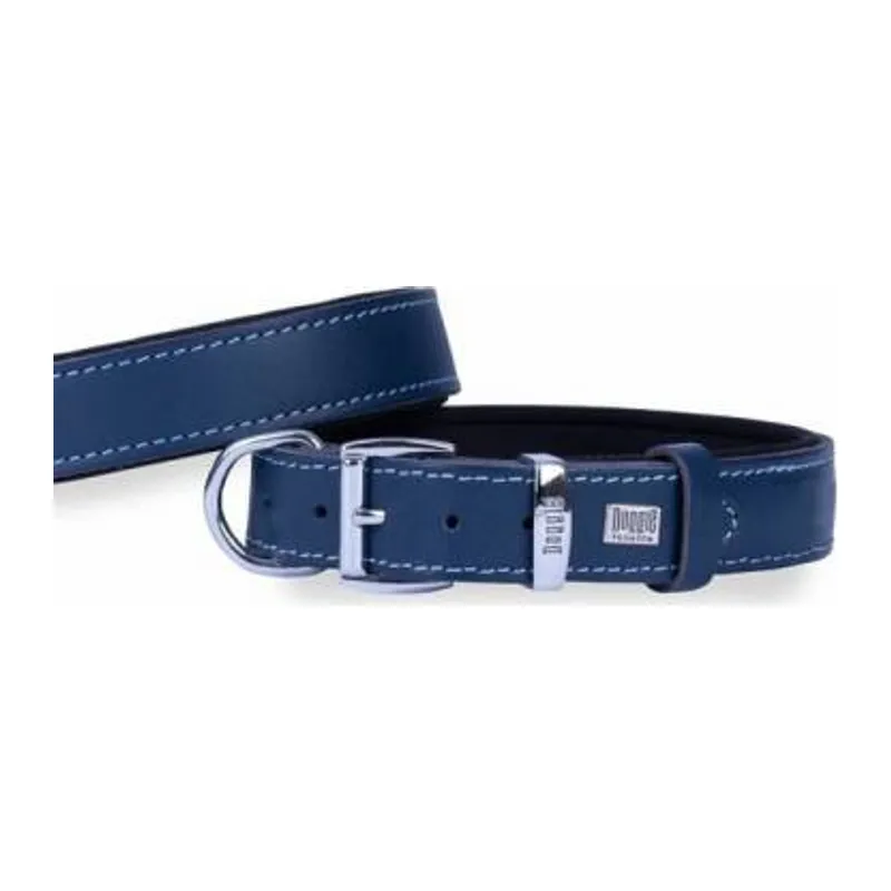 Konfor Deri Köpek Boyun Tasması Royalblue 2,5x37 45 Cm