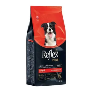 Orta ve Büyük Irk Kuzulu ve Pirinçli Yetişkin Köpek Maması 12 Kg
