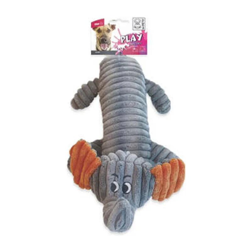 Bobby Peluş Fil Köpek Oyuncağı Gri 32x17x9 Cm