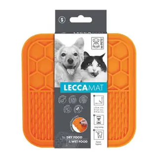 Lecca Kedi ve Köpekler İçin Yavaş Beslenme Ödül Matı Small Turuncu 15x15 Cm