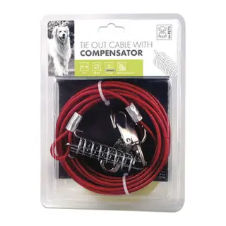 Compansatör Çelik Köpek Bahçe Bağlama Halatı 8 M