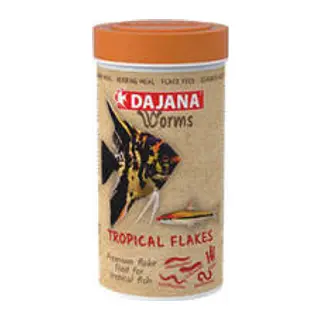 Worms Tropical Flakes Akvaryum Balık Yemi 100 Ml 18 Gr
