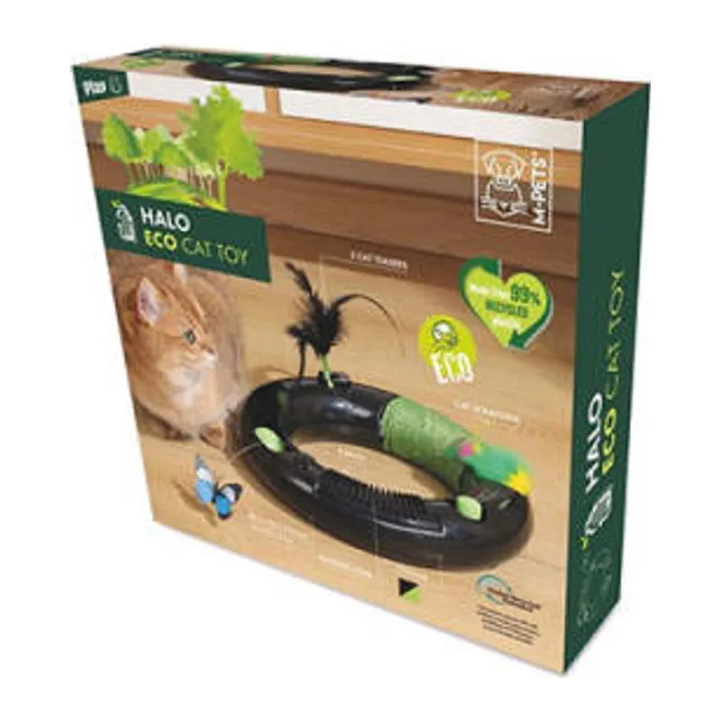 Halo Eco Kedi Oyuncağı Siyah 30,5x30,5x5,5 Cm