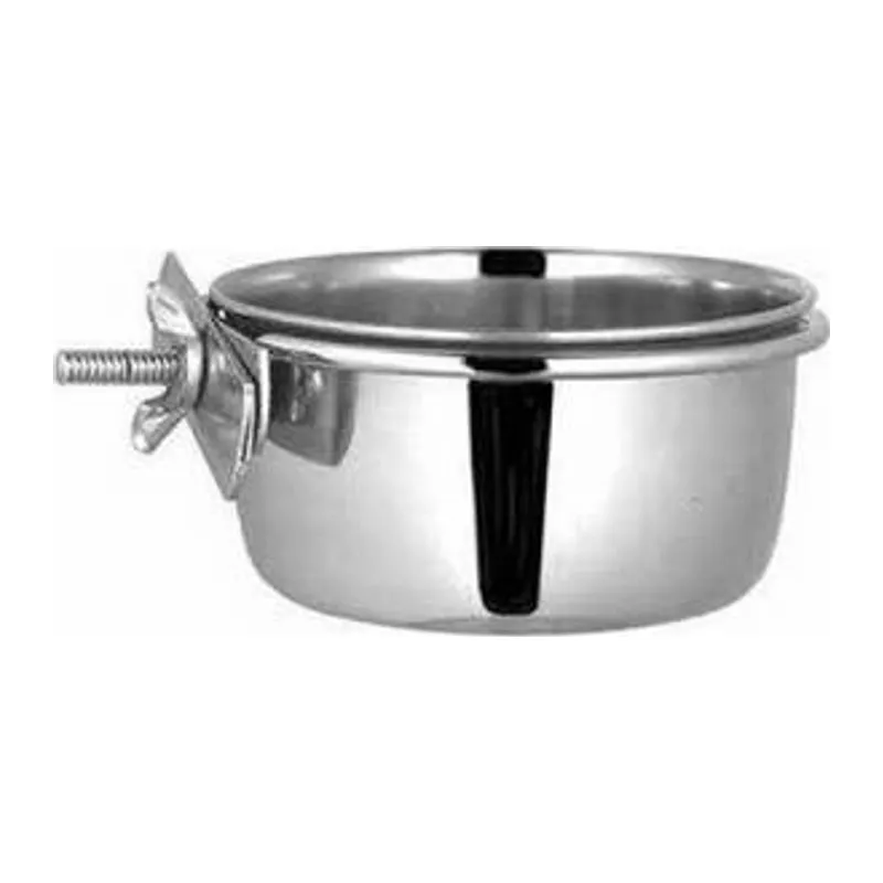 Vidalı Metal Kuş Yem Kabı 30 Oz 14,5 Cm