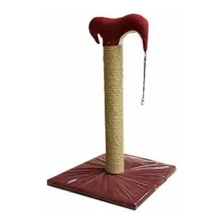 İnce Kedi Tırmalama Tahtası 50 Cm Bordo