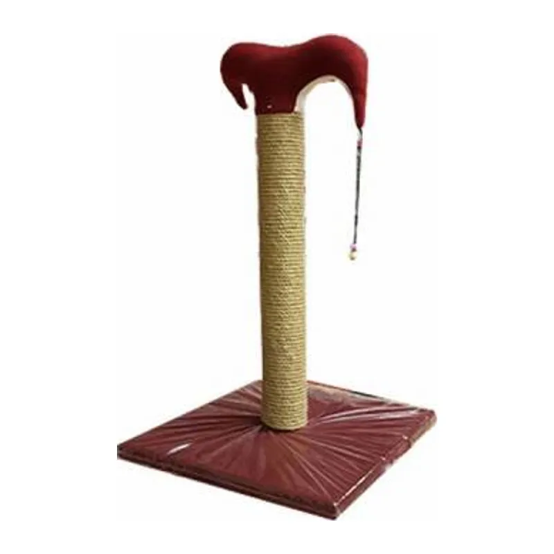 İnce Kedi Tırmalama Tahtası 50 Cm Bordo