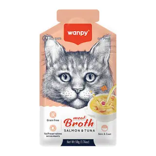 Ton Balıklı ve Somonlu Tahılsız Kedi Çorbası 50 Gr