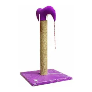 İnce Kedi Tırmalama Tahtası 50 Cm Mor