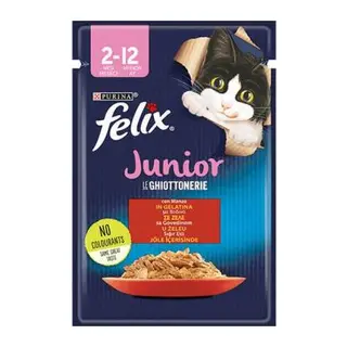 Pouch Junior Sığır Etli Yavru Kedi Konservesi 85 Gr