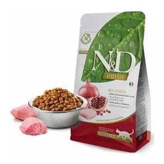 Prime Tavuklu Narlı Tahılsız Kısırlaştırılmış Kedi Maması 1,5 Kg