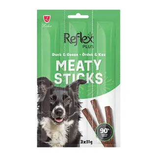 Meaty Sticks Ördek ve Kaz Etli Tahılsız Köpek Ödül Çubuğu 3x11 Gr