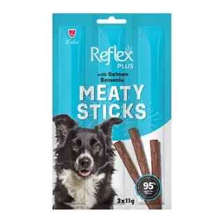 Meaty Sticks Somonlu Tahılsız Köpek Ödül Çubuğu 3x11 Gr