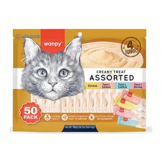 Karışık 4 Lezzetli Krema Kedi Ödülü 50x14 Gr