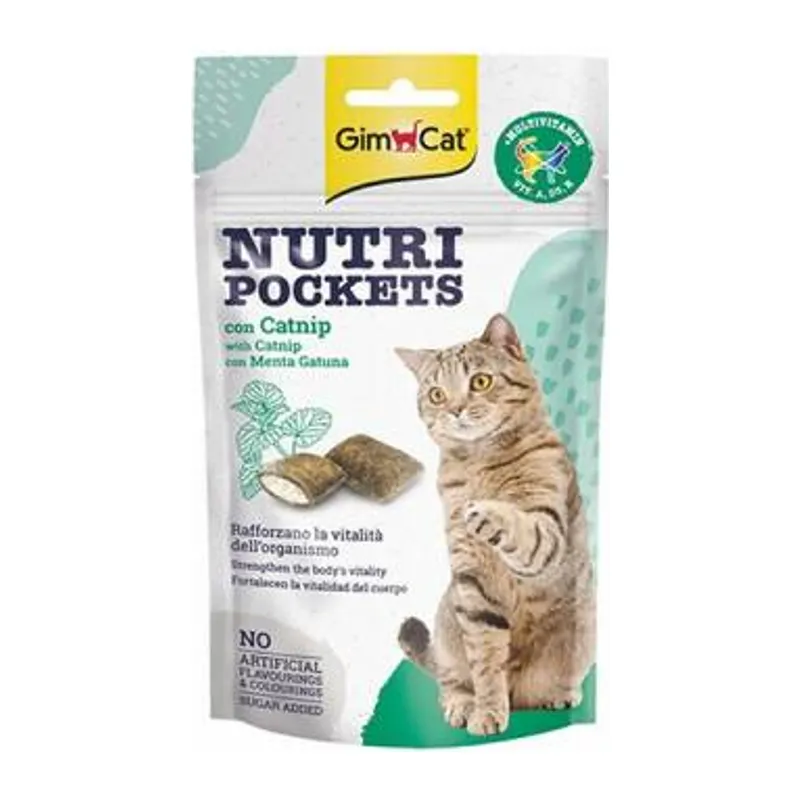 Nutripockets Kedi Otlu ve Multivitaminli Kedi Ödülü 60 Gr