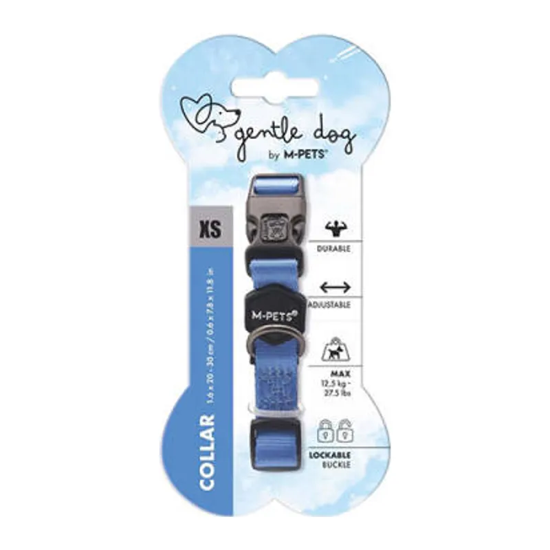 Köpek Boyun Tasması Mavi Xsmall 20-30 Cm