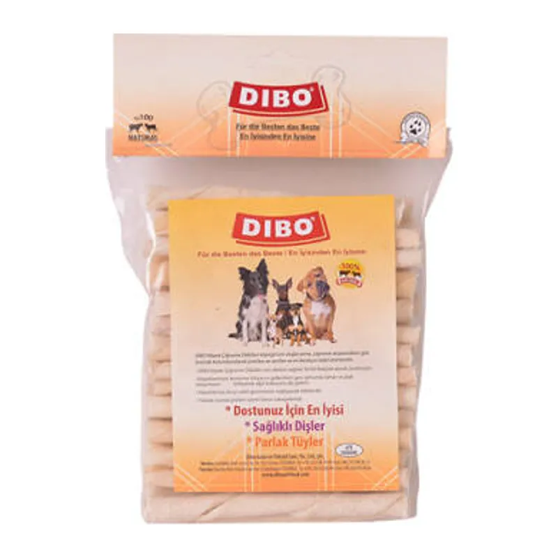 Sütlü Beyaz Burgu Çubuk Çiğneme Kemiği Köpek Ödülü 600 Gr 12 Cm