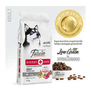 Hypoallergenic Medium Large Kuzulu Düşük Tahıllı Yetişkin Köpek Maması 15 Kg