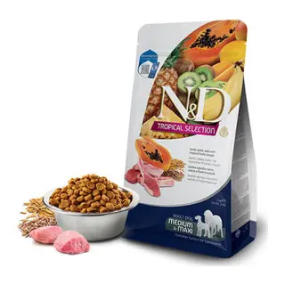 Tropical Selection Kuzu Etli ve Tropikal Meyveli Orta ve Büyük Irk Yetişkin Köpek Maması 10 Kg