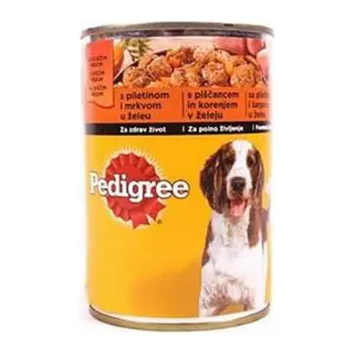 Tavuklu ve Havuçlu Yetişkin Köpek Konservesi 12 Adet 400 Gr