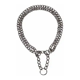 2 Sıra Zincir Köpek Boyun Tasması 55 Cm 2,5 Mm
