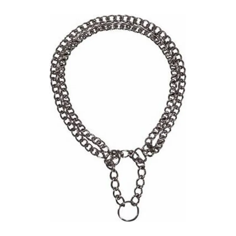 2 Sıra Zincir Köpek Boyun Tasması 55 Cm 2,5 Mm