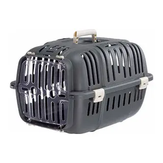 Jet 10 Küçük Irk Köpek ve Kedi Taşıma Çantası Gri 32x47x29 Cm