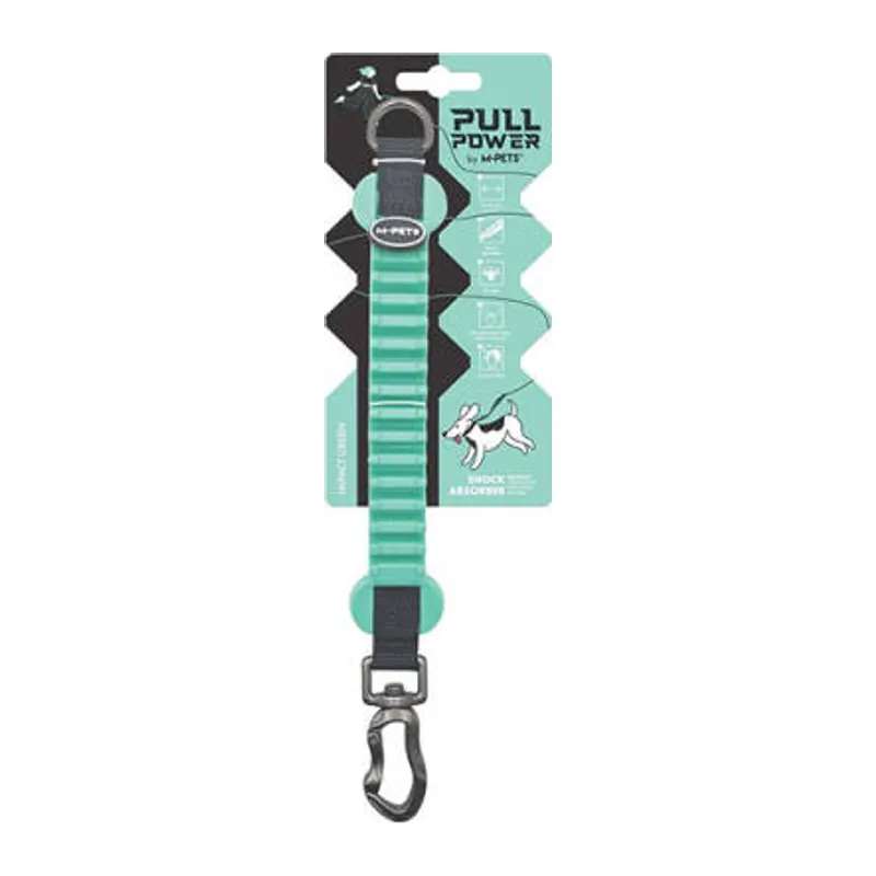 Pull Power Köpekler İçin Şok Emici Ara Tasma Yeşil 25 Cm