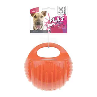 Kauçuk Top Köpek Oyuncağı Turuncu Small 7,7 Cm