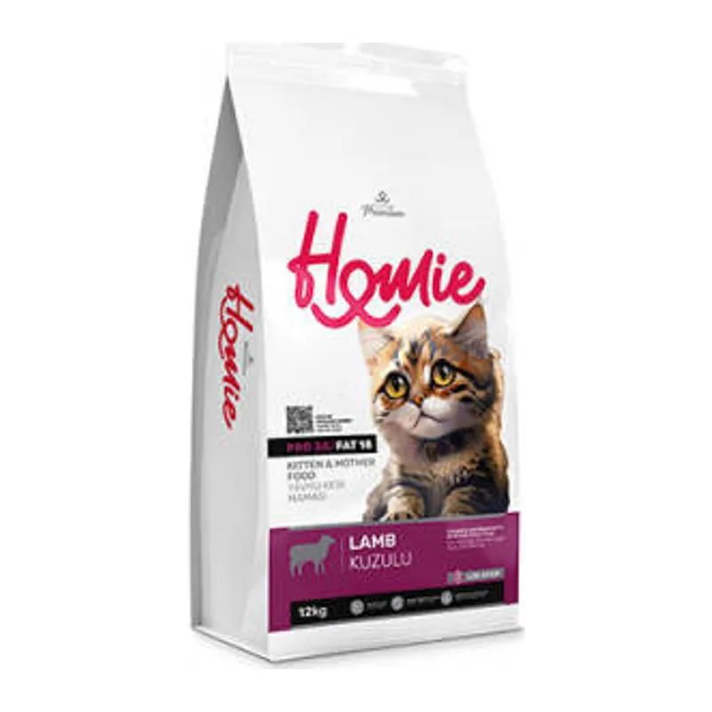 Mother & Baby Anne ve Bebek Kediler İçin Kuzulu Kedi Maması 12 Kg