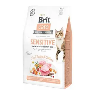 Sensitive Hypoallergenic Hindili ve Somonlu Tahılsız Yetişkin Kedi Maması 2 Kg