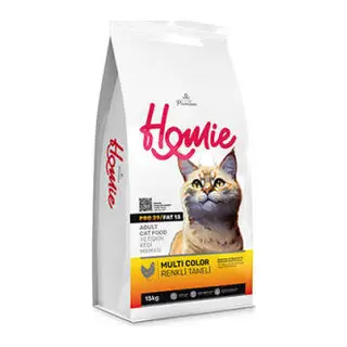 Multi Color Renkli Taneli Tavuklu Yetişkin Kedi Maması 15 Kg