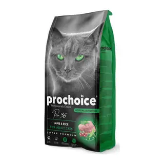 Pro 36 Kuzulu ve Pirinçli Yetişkin Kedi Maması 15 Kg