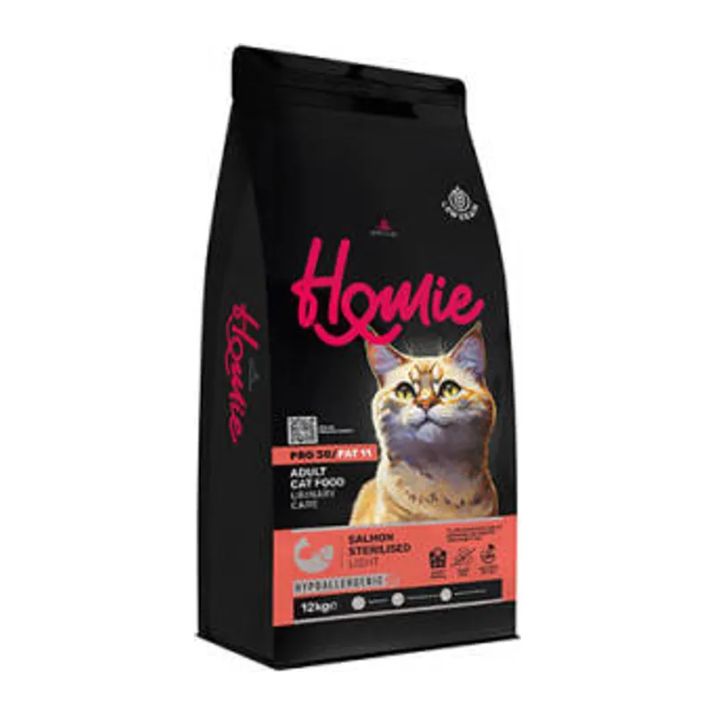 Somonlu Düşük Tahıllı Kısırlaştırılmış Kedi Maması 12 Kg