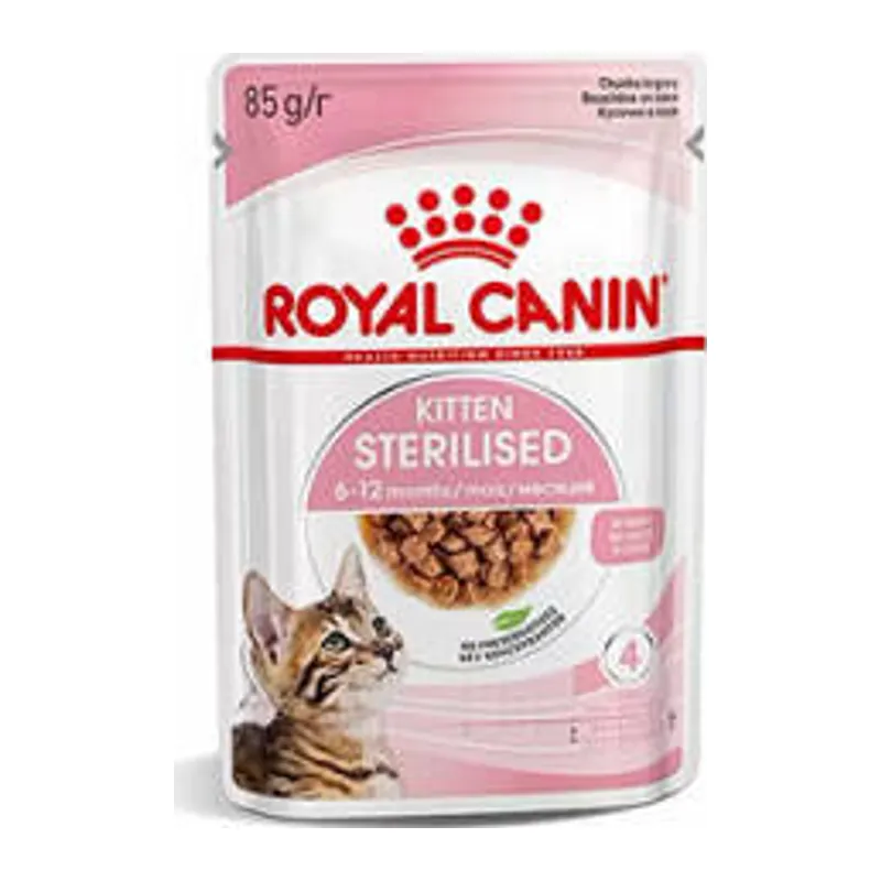 Pouch Kitten Sterilised Gravy Yavru Kedi Konservesi 85 Gr