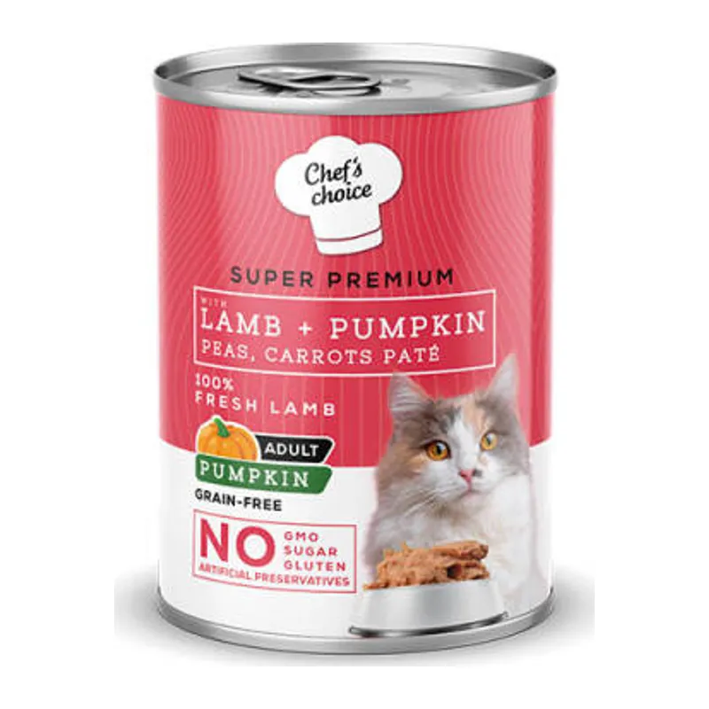 Pumpkin Pate Lamb Kuzulu Balkabaklı Tahılsız Yetişkin Kedi Konservesi 400 Gr