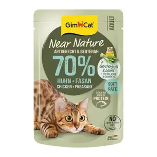 Near Nature Ezme Tavuklu ve Sülün Etli Pouch Yetişkin Kedi Konservesi 85 Gr