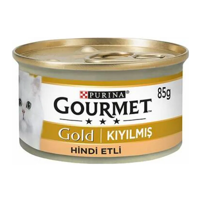 Kıyılmış Hindi Etli Yetişkin Kedi Konservesi 24 Adet 85 Gr